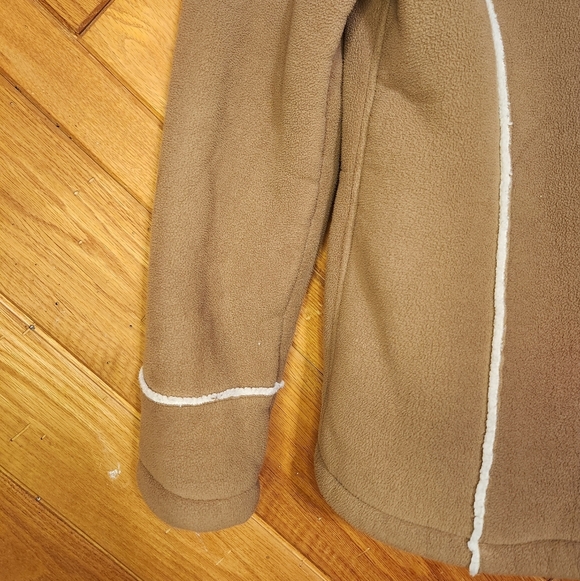 Braetan small brown fur lined hooded zip up coat - Picture 10 of 14